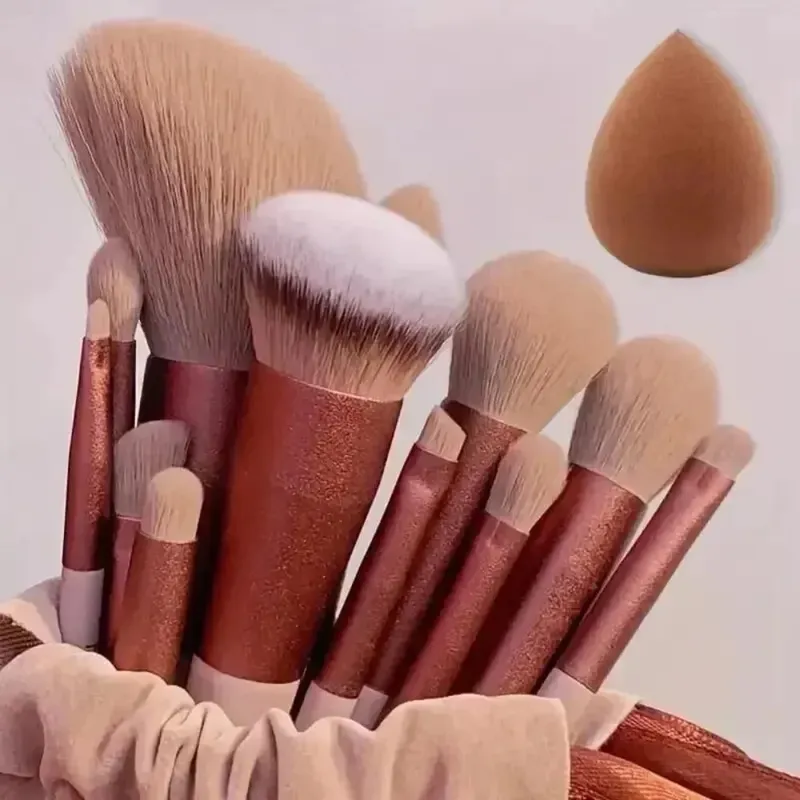 Makeup brush set soft and fluffy professional cosmetics foundation brush multi-style blending makeup brush beauty tools — image 6