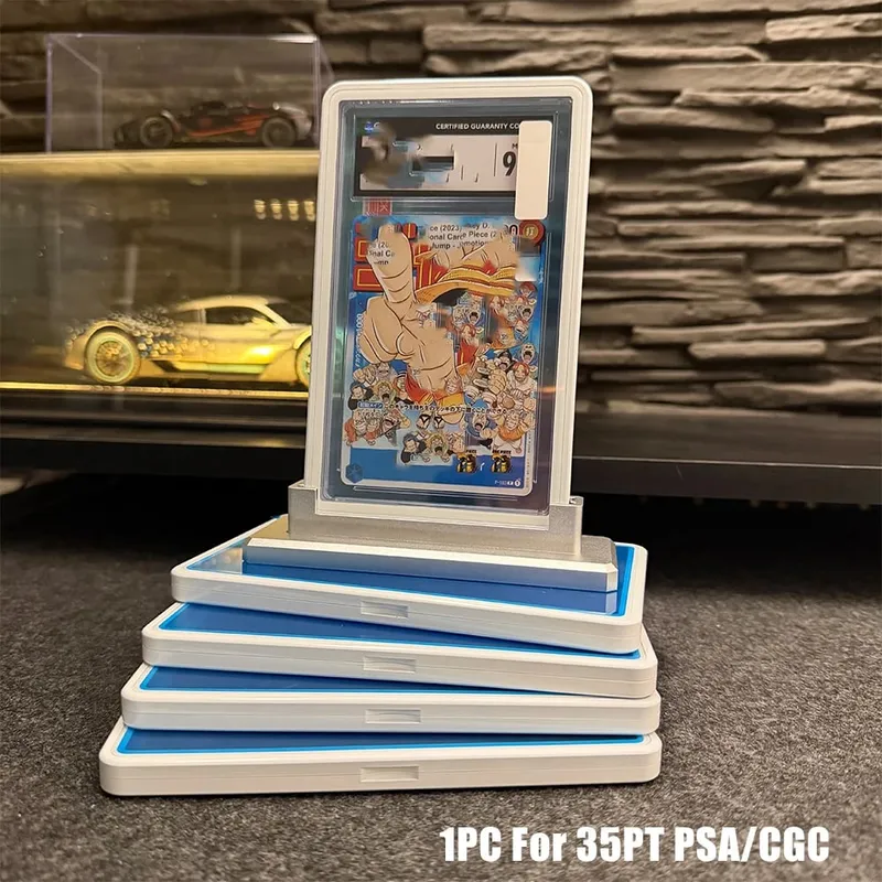 Multicolor Gradient Color Aluminum Alloy Trading Card Protect Holder Metal Case For 35PT PSA CGC Graded Card