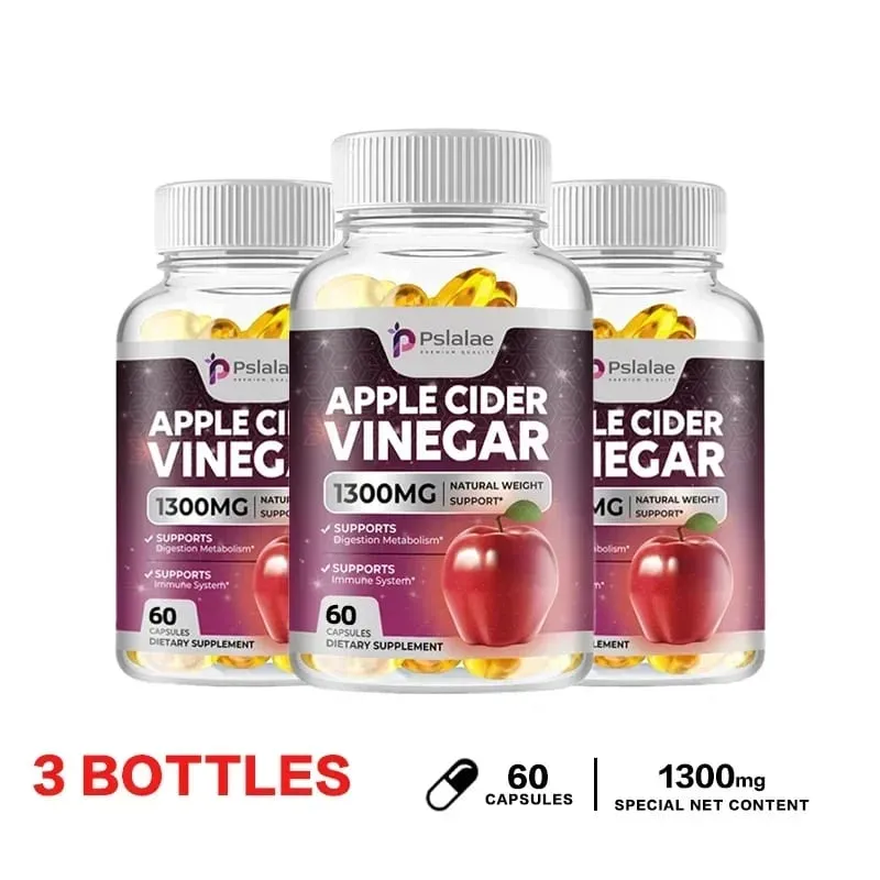 Apple Cider Vinegar - Fat Burner Natural Detox and Cleanse Energy Support Supplement