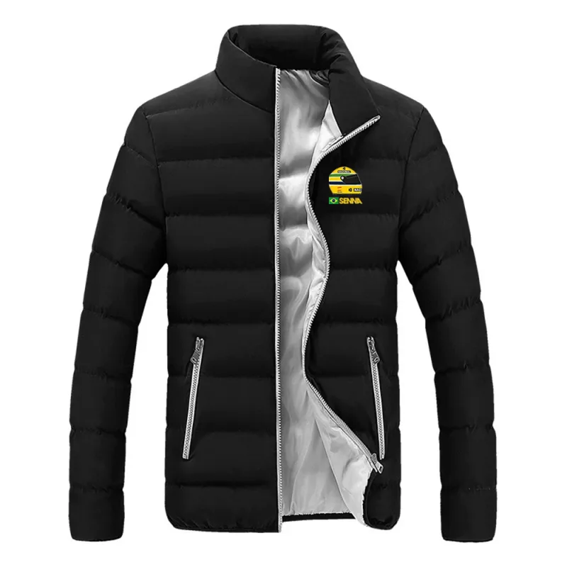 Ayrton Senna 2024 hommes nouveau automne et hiver impression chaud de haute qualité loisirs confort quatre couleurs coton veste haut à capuche