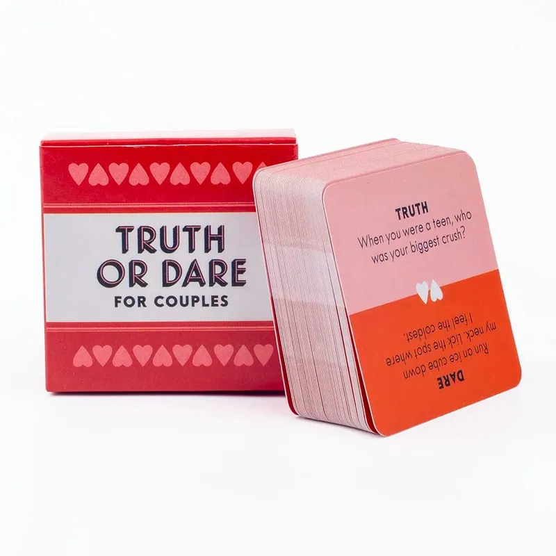 Fun Exciting Board Game for Adults Truth or Dare for Couples English Version Lovers Party Game with 51PCS — image 3