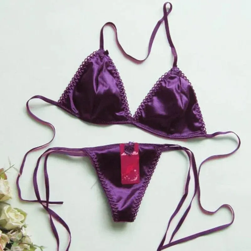 Newest Silk Thong G-string Lace Sexy Underwear Women Sexy Panties Female Low Waist String Lace Lingerie Intimates Thongs T-back