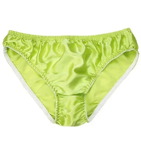 Hot-selling 100% silk panties male mulberry silk trigonometric underwear men briefs