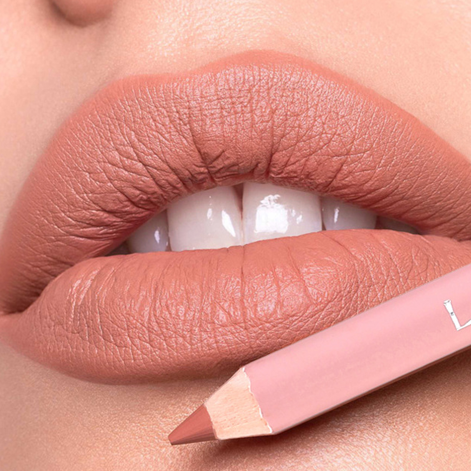 Pensil Lipliner Matte 12 Warna Lipstik Noda Menepuk Tahan Air Lip Liner Merah Muda Nude Alami Garis Besar Riasan Kontur Bibir