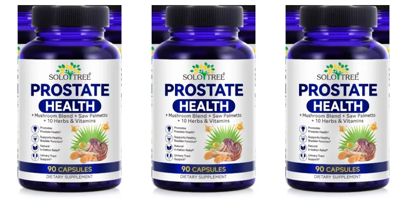 Prostate Health Capsules Saw Palmetto Reishi Nettle Turmeric For Urinary Bladder Wellness & Flow Support Men 90 Count