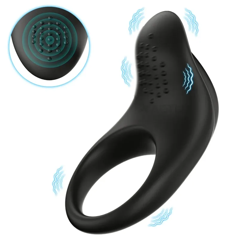APP Control Vibrator Cock Ring for Men Delay Ejaculation Penis Ring Lock Penisring Cockring Adult Male Sex Toys for Men — image 6