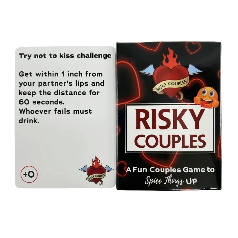 Risky Couples Super Fun Couples Game For Date Night Spicy Dares Questions For Your Partner Romantic Anniversary Card Game — image 4