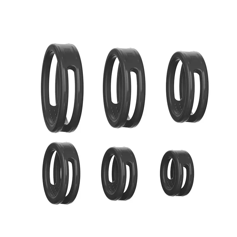 Soft Silicone Penis Cock Rings Male Delay Ejaculation Scrotum Testis Restraint Adult Games Sex Toys for Men Gay Reusable