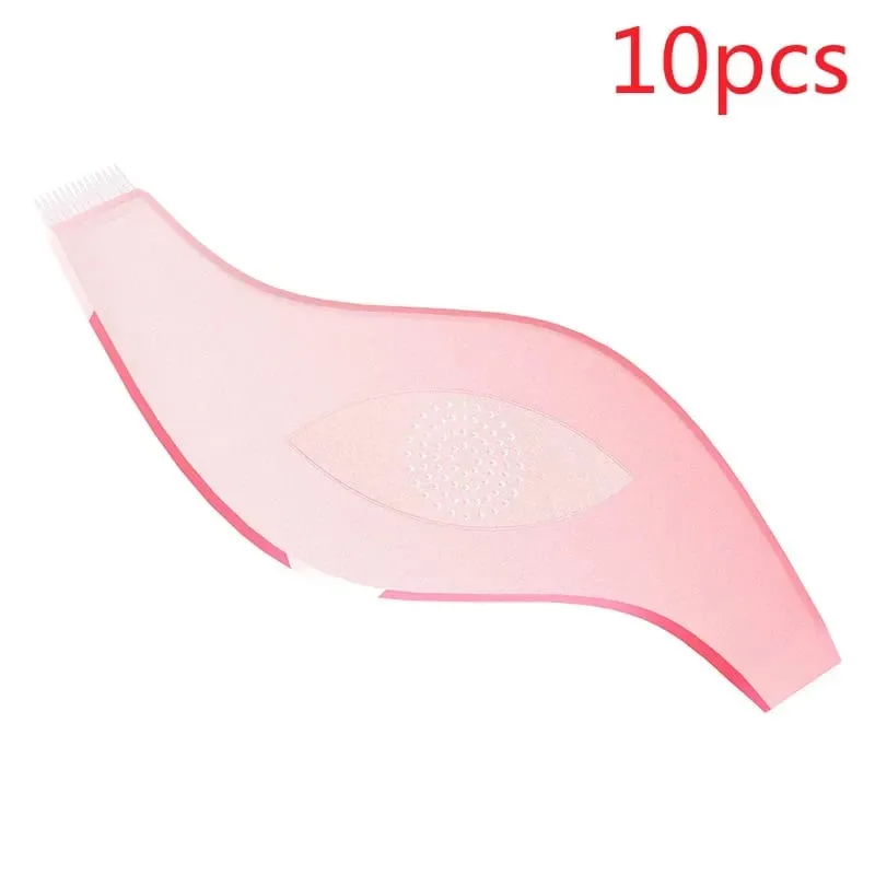 10pcs Makeup Eyelash Brushes Reuseable Plastic Clean Comb S Shape Lashes Lifting Curler Eye Lash Extension Perm Eyelashes Tool