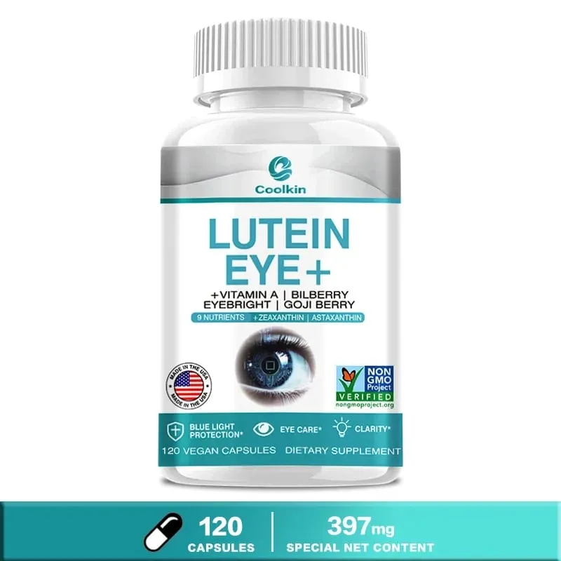 Suplemen Lutein - Vitamin A + Bilberry Eyebright + GO JI Wolfberry Untuk Meredakan Kelelahan dan Kekeringan MataKapsul — image 9