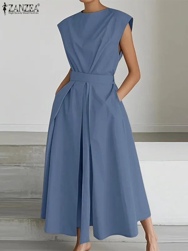 Elegant Chic Women Long Dresses Casual Short Sleeve Collared High Waisted Casual & Day Shirt Dress Solid Color S-3XL