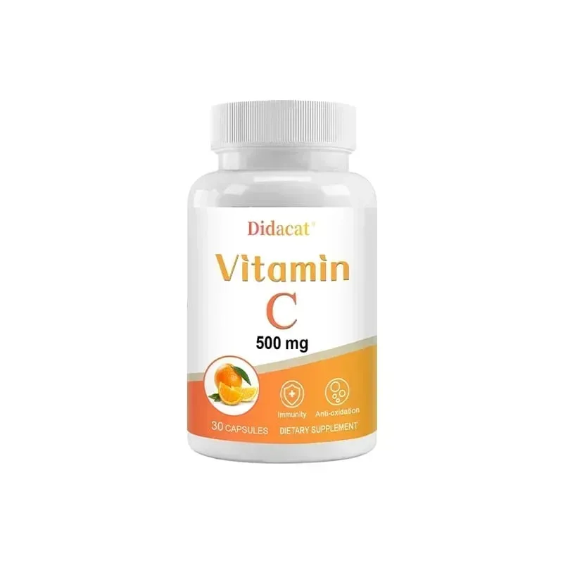 Vitamin C 500 mg 120 Capsules - High Absorption Antioxidant Supplement Immune System and Collagen Supplement Non-GMO