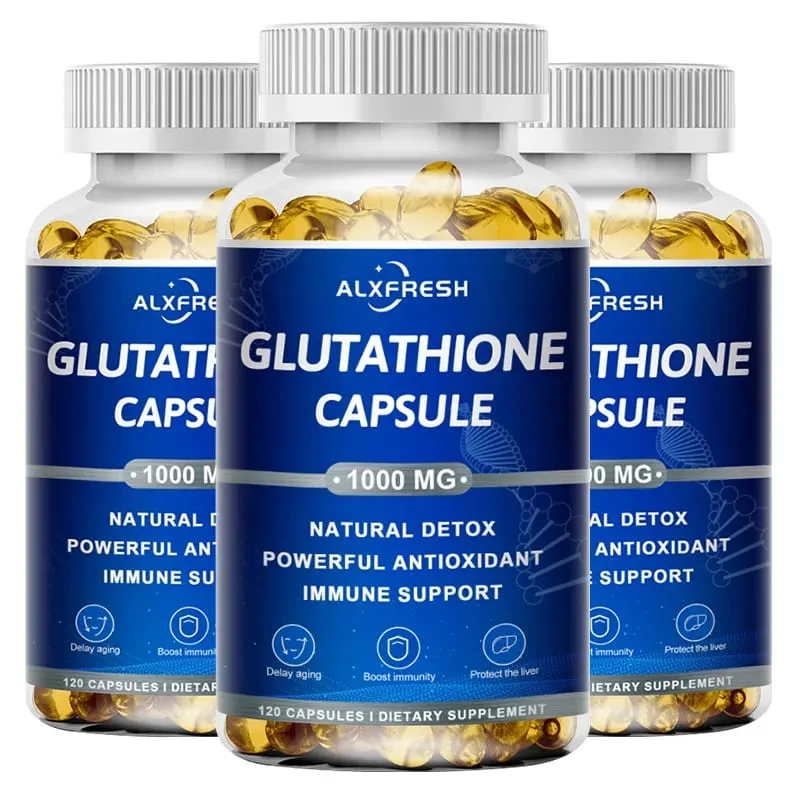 Liposomal Glutathione 1000 mg - Suplemen Sokongan Antioksidan dan Imun - Detoksifikasi dan Sokongan Hati