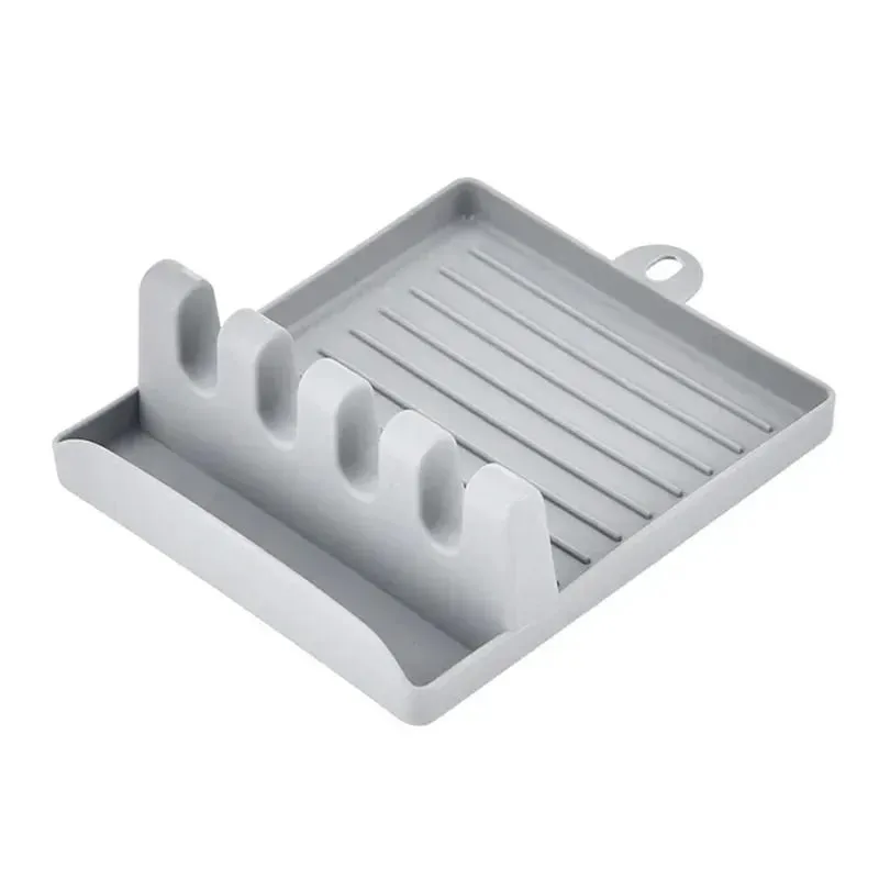 Pan Lid Holder Supports Spoons Pot Cover Rests Spatula Stand For Kitchen Convenience Utensils Tools Accessories Cooker Organizer — image 12