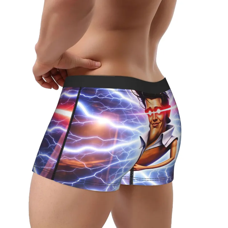 Charlie Kirk Meme Boxershorts Pouch Underkläder Högkvalitativ Customs Shorts Trosor Nyhet Herr Trosor Plus Size 2XL