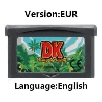 GBA Video Game Cartridge Console Card dDonkey Kong Mario Wario Series Kart Party for GBASP