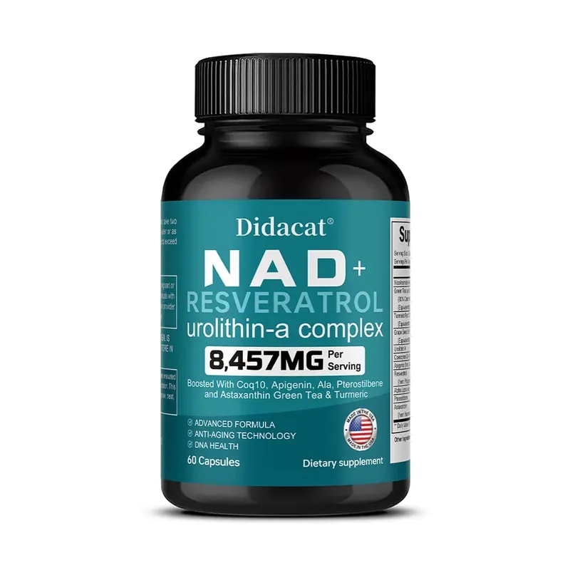 NAD + Resveratrol - Anti-aging Helps Boost Energy Promotes Cell and Skin Health Neuroprotection and Sleep Improvement — image 8