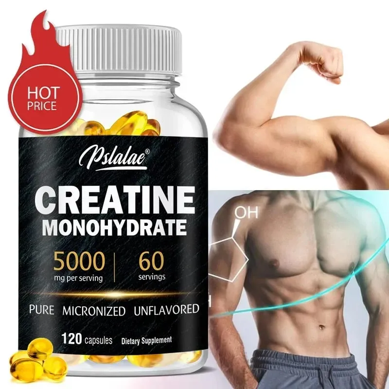 Creatine Monohydrate - Improves Athletic Performance Strength Endurance and Muscle BuildingSupplements