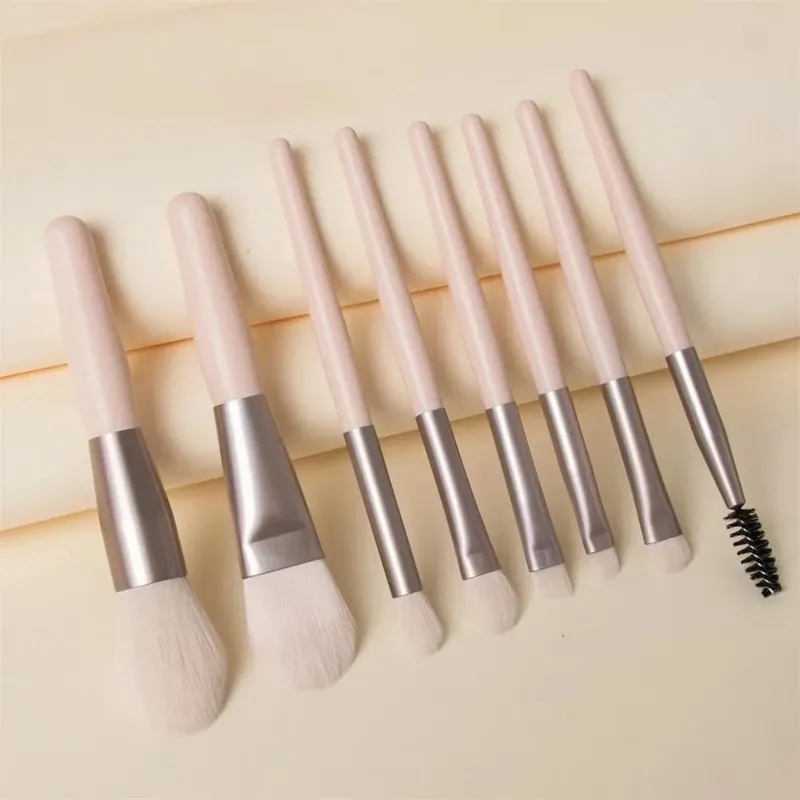 Foundation Blush Powder Eyeshadow Makeup Brushes Blending 8Pcs Soft Fluffy Makeup Brushes Beauty Tools Make Up Brushes Cosmetics