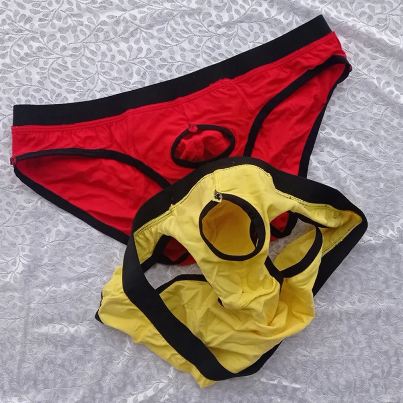 Calzoncillos a estrenar para hombre, ropa interior, mezcla de algodón, elástico, cintura baja, bolsa M ~ 2XL, elástico, verano, todas las estaciones