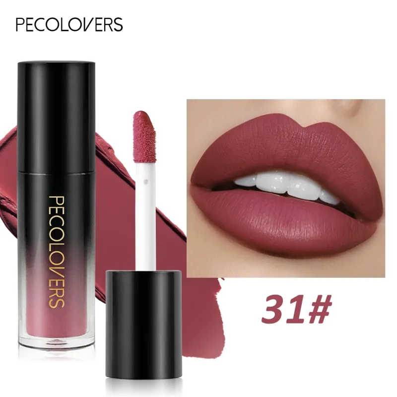 Multiple Colors Matte Velvet Lip Gloss Waterproof Long-lasting Non-stick Cup smooth Lipstick To Apply High Color Rendering
