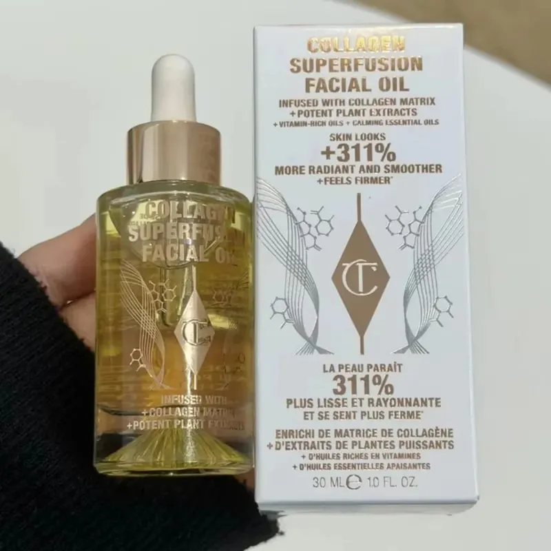 Charlotte Tilbury 30ml Collagen Superfusion Facial Oil Facial Skincare SKIN Looks More Radiant Smoother Feels Firmer Makeup Gift
