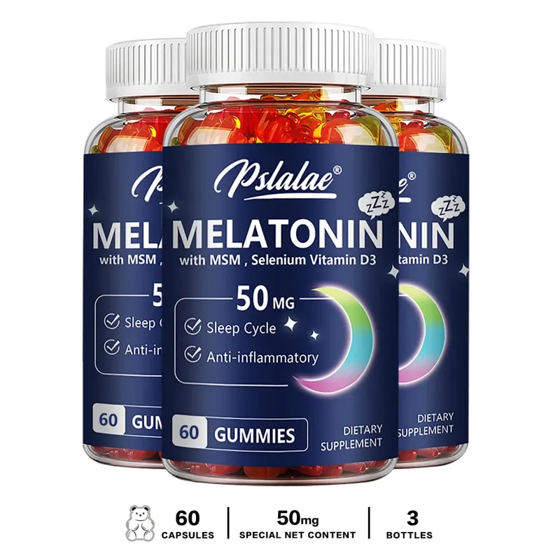 Melatonin Gummies 50mg - Sleep Aid Improve Sleep Quality and Support Deep Sleep