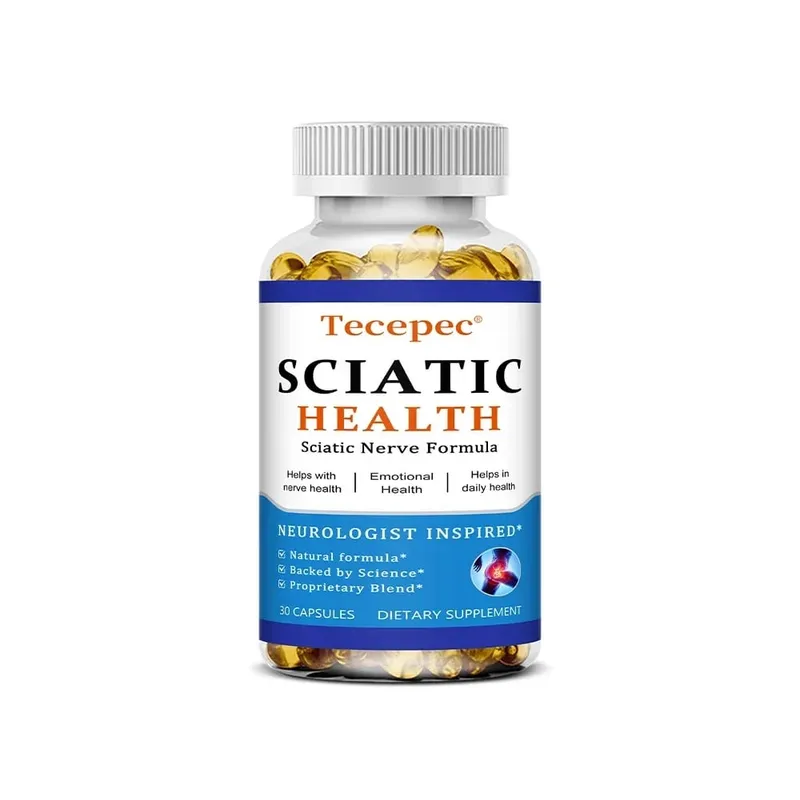 Relieve Sciatica Capsules - Relieve Pain Improve Flexibility Support Nerve and Joint Health Relax Muscles
