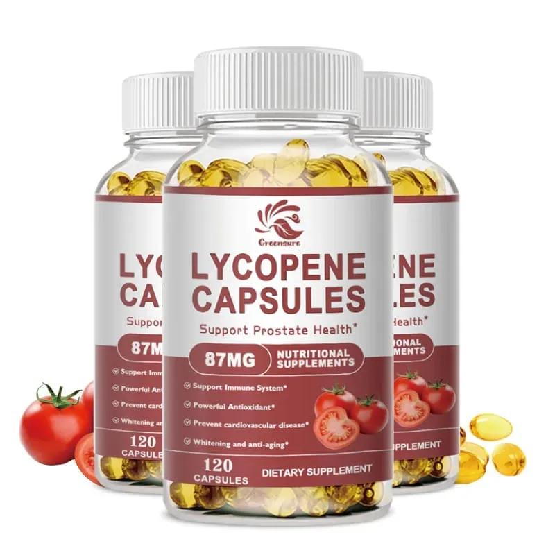 Lycopene Capsules Tomato Extract Protect Prostate Increases Physical Strength Supplement Energy Enhance Immunit — image 8