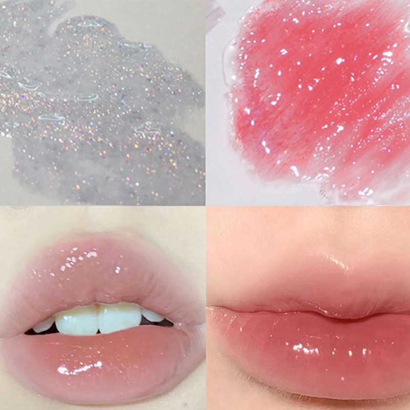 Gege bear Bow Knot Milk Canister Lip Honey Moisturizes and Moisturizes the Mirror Face with Water Gloss and Fine Shining Lips — image 5