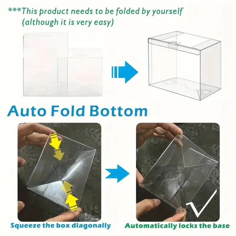 5/10 pcs ETB Plastic Protective Cases for Elite Trainer Box – 360° Clear View Anti-Scratch Dustproof Durable PET Card Storage
