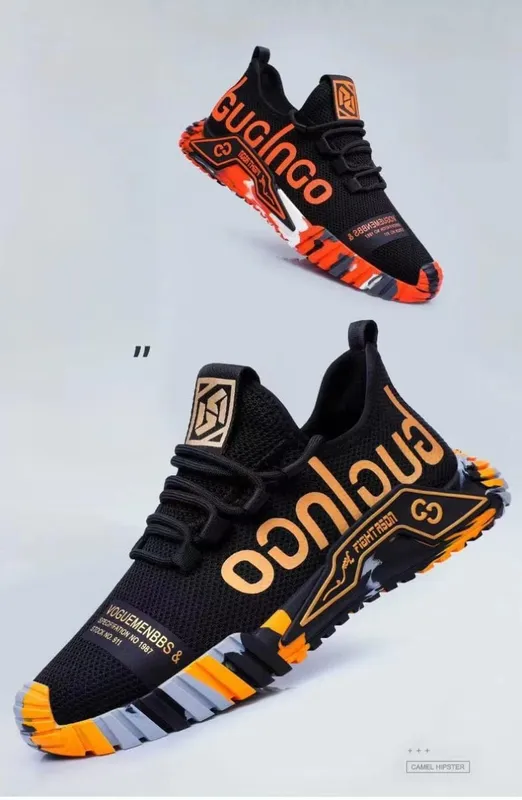 2025 Fall Breathable Thin Flying Woven Mesh Comfortable Casual Shoes Fashionable and Versatile Running Sneakers Men's Shoes