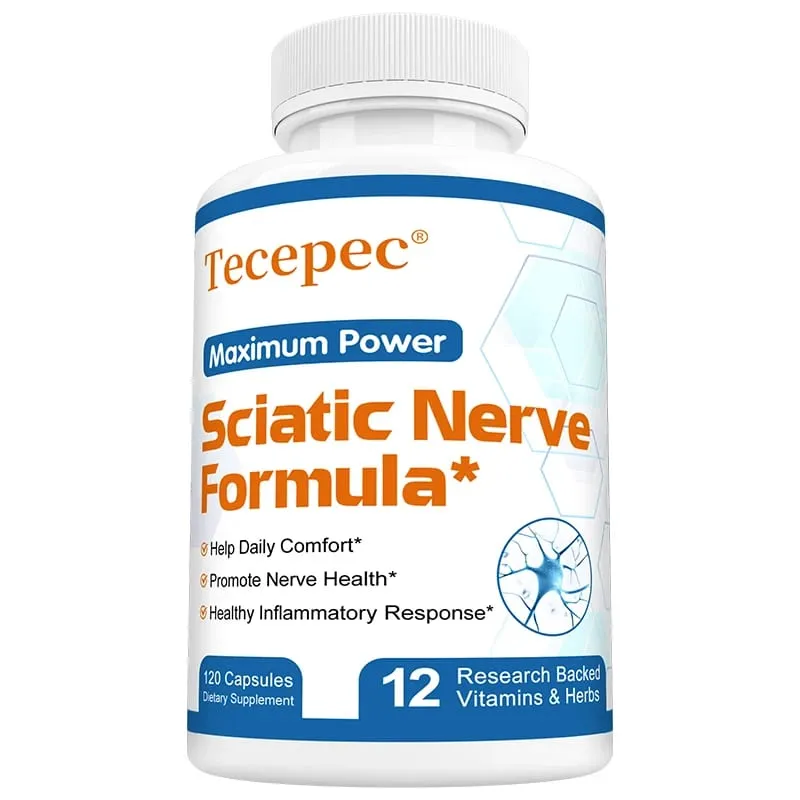 Sciatica Health Support - Sciatica Relief Supplement Vitamin B Complex- Nerve Health Anti-Inflammatory & Nerve Support Formula