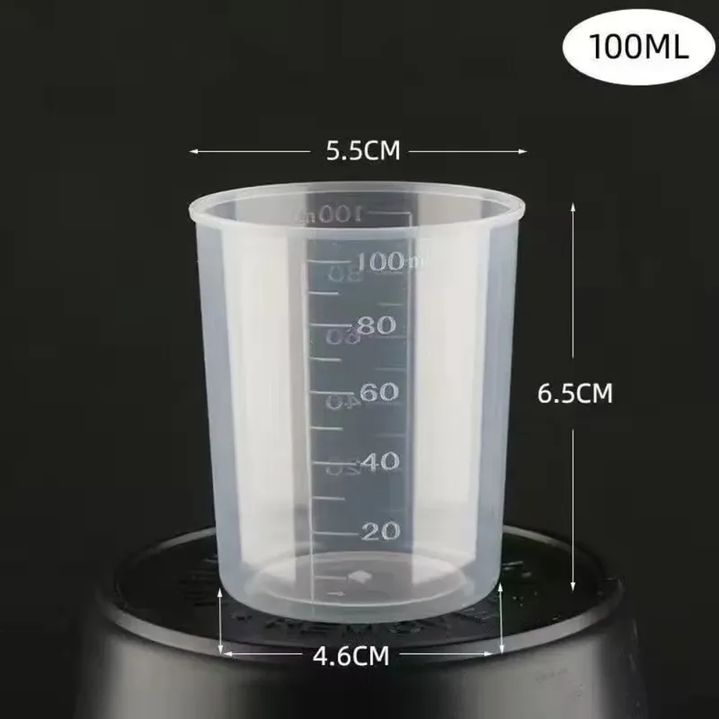Mini 100/160ml Rice Measuring Cup Plastic with Scale Measuring Jugs Clear Digital Kitchen Scale Measurement Tools