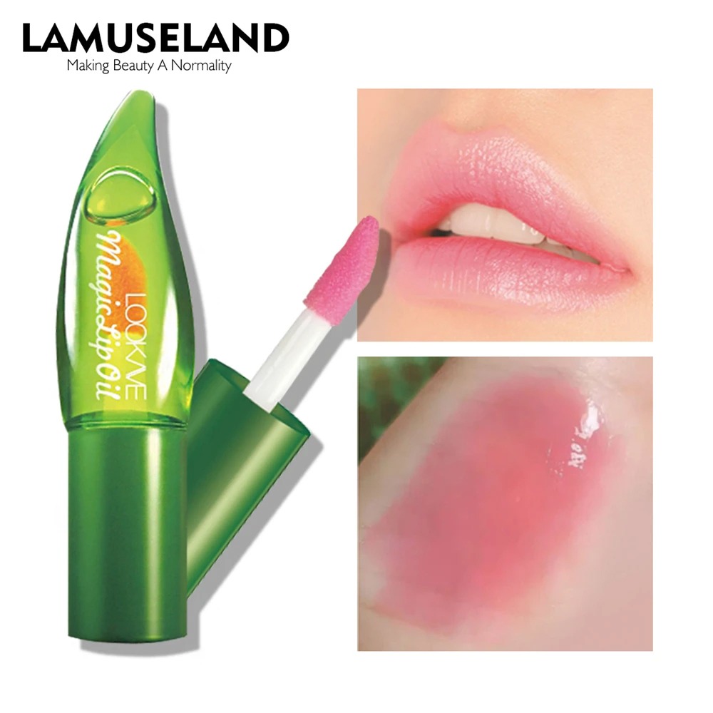 Aloe Vera Color-Changing Lipstick Long-Lasting Moisturizing Temperature-Activated Lip Balm Fade-Resistant Nourishing Lip CareSet