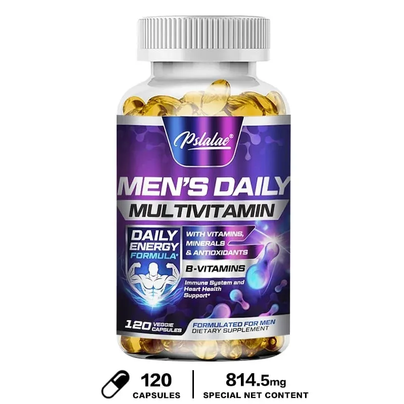 Men's Multivitamin Supplement - Supports Men's Multivitamin with Vitamins A C D E & B12 Zinc Calcium Magnesium and More