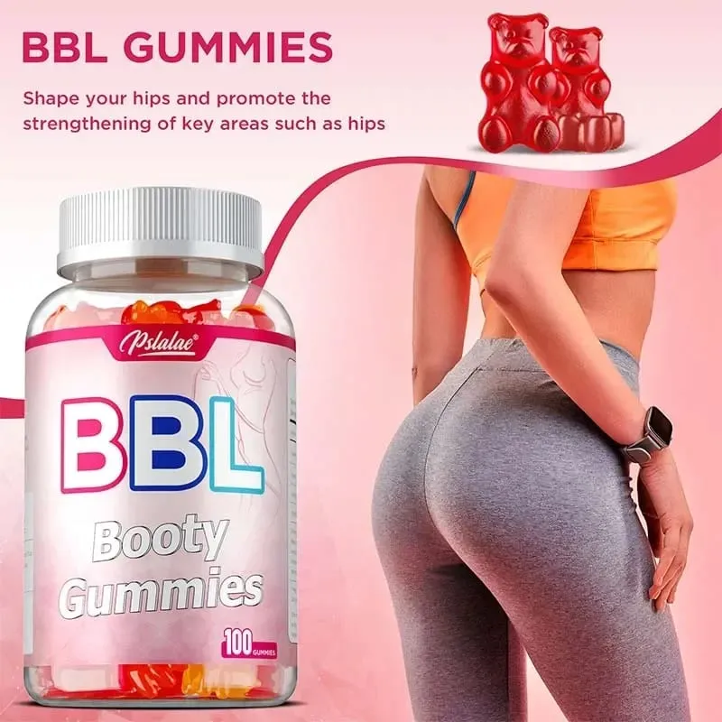 BBL Gummies - Promotes Hip Growth Enhances Natural Curves Balances Hormones Accelerates Metabolism and Improves VitalitySupp