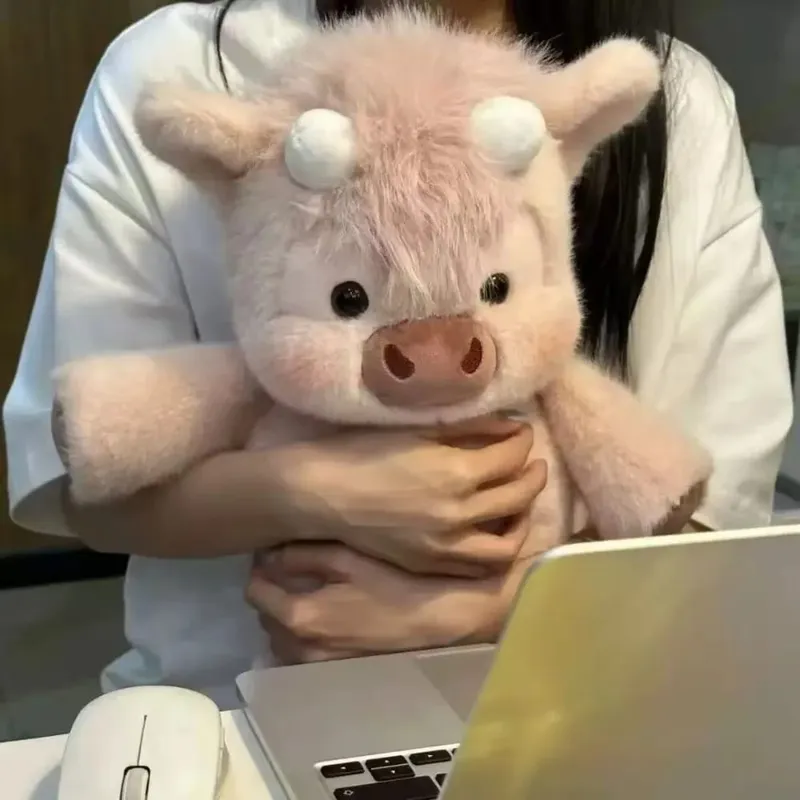 Creative Gift Soft Pig Stuffed Animal Plush Pillow Emotional Support Cute Stuffed Animals Plush 17.7inch Stuffed Toys