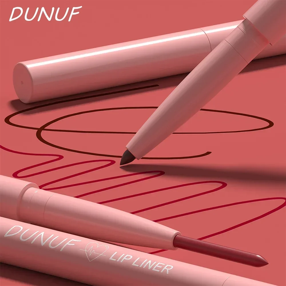 12Color Waterproof Lip Liner Pencil Dark Red Brown Lipstick Pencil Lip Outline Nude Matte Lipstick Crayon Contouring Tint Makeup