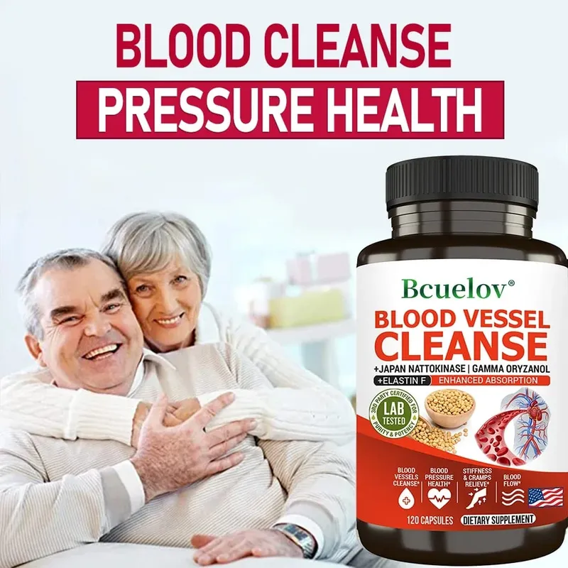 Vascular Cleansing Supplement - Increases Absorption Dissolution Blood Circulation - Flexibility & Elasticity Circulation