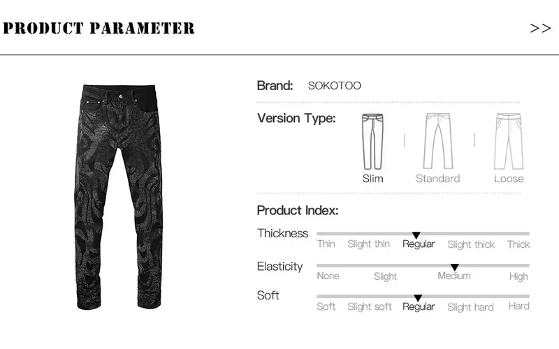 Men Crystal Denim Jeans High Quality Rhinestone Stretch Pants Streetwear Black Skinny Tapered Trousers