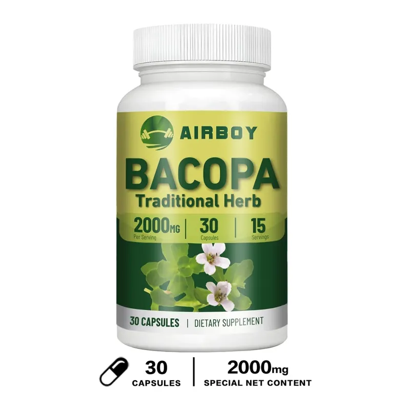 Bacopa Monnieri Extract - Helps Clear Thinking and Improves Memory Delay Skin AgingSupplements