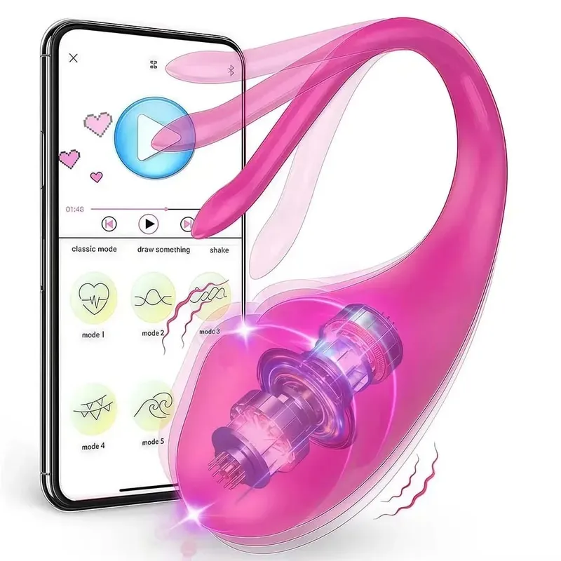 Wireless Vaginal Egg Vibrator App Control G Spot Anal Vibrating Massager Wearable Stimulator Adult Sex Toy for Couples