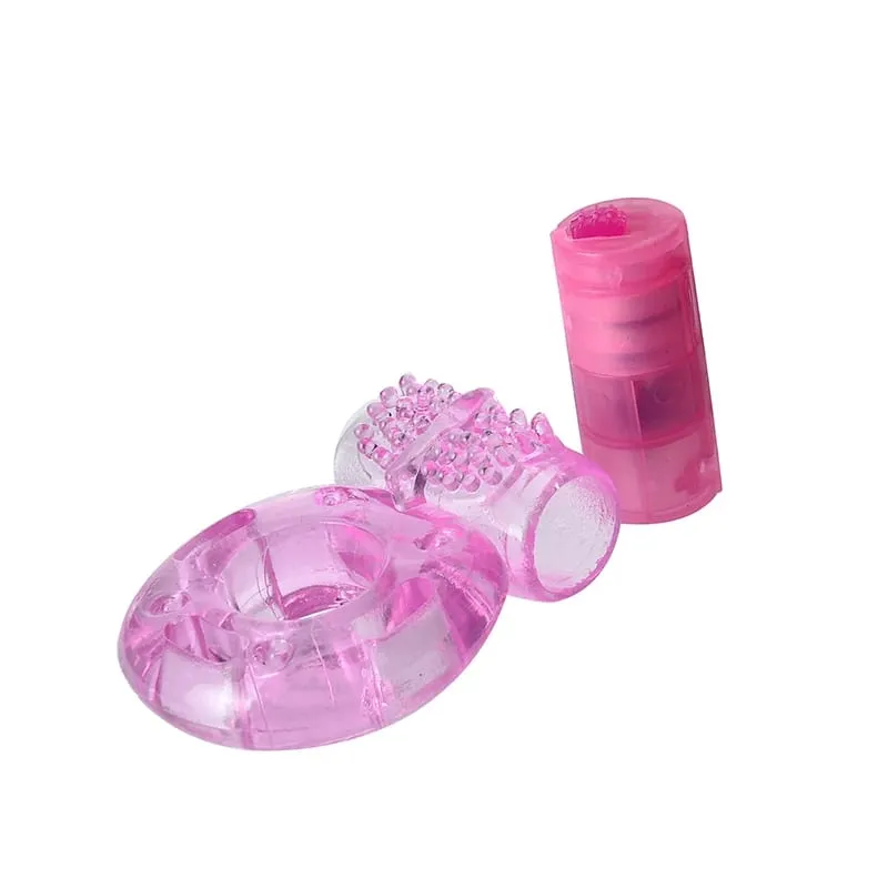 Vibrating Penis Ring Stimulator Strong Penis Erect Cock Ring Cage Stamina Training Sex Toys For Men Couple