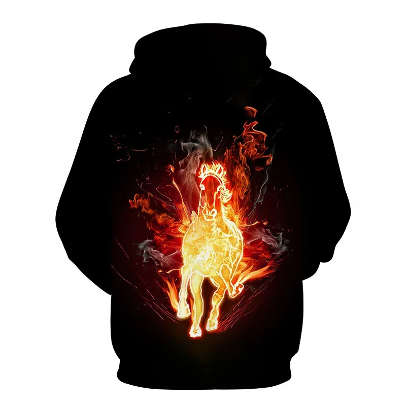 Horse Win Instant Success 3D Print Hoodies Interesting implication Animal Design Men Women Streetwear Pullover Casual Sweatshirt