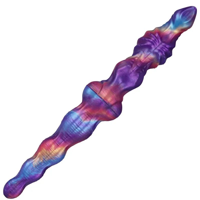 Silicone Double Head Butt Plug Dildo Realistic Anal Bead Special-Shaped Monster Flexible Penis Sex Toy For Women Men Masturbator