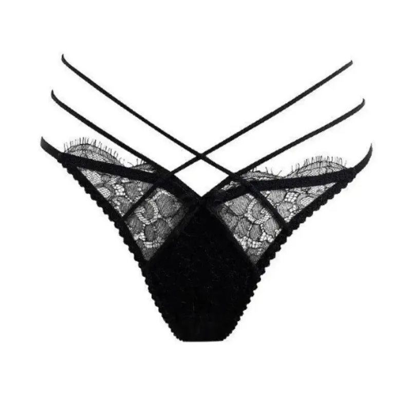 Französisch Spitze Stickerei Cross Strap Dessous Set Mesh Push-Up Bh Panty Hohl Sexy Frauen Intime Unterwäsche Anzug S-XL Party tragen