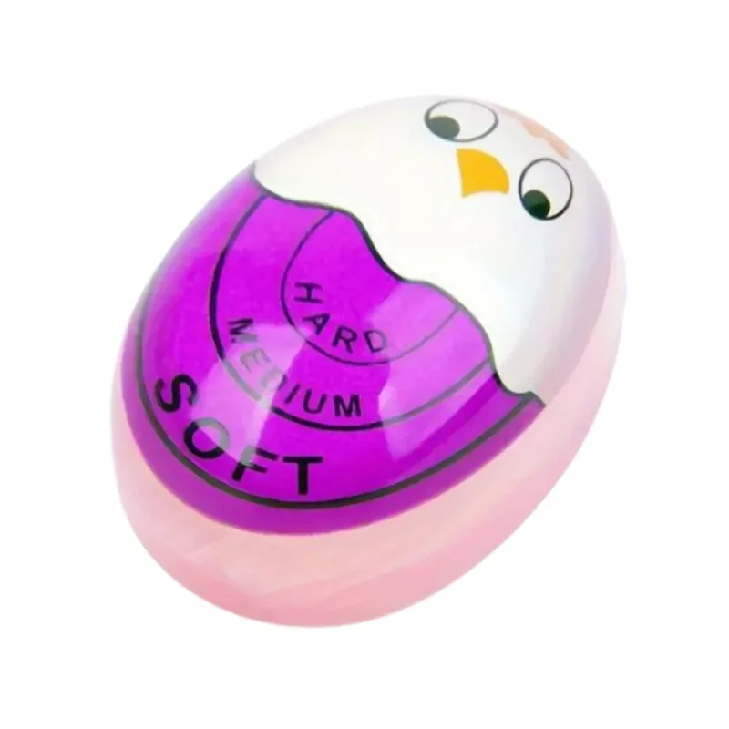 1/2pcs Chick Egg Timer Sensitive Color Change Indicator for Hard Soft Boiled Eggs Cooker Kitchen Gadget for Restaurants Bakeries