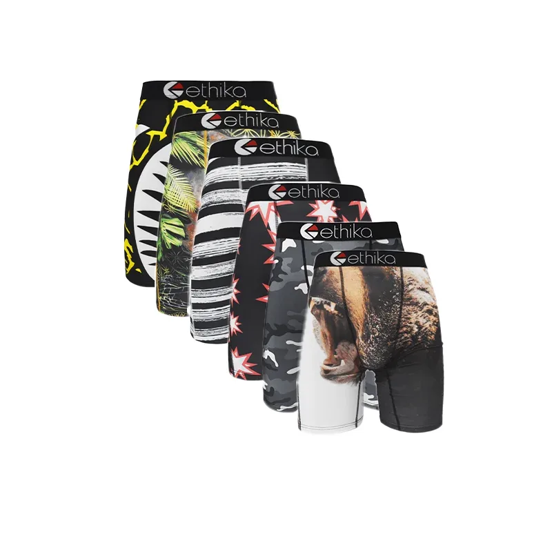 Soft Men's Boxer Shorts 6 Piece Comfortable Everyday Underwear Breathable Stretch Fit Polyester S-XXXL Lightweight — image 7