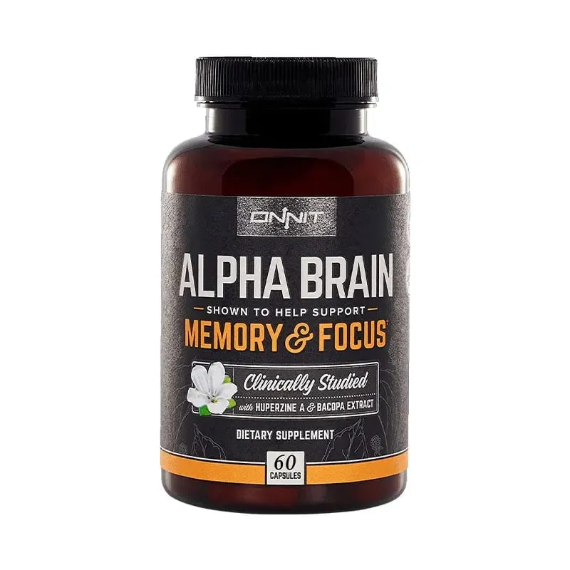 Alpha Brain Supplement - Helps Maintain Brain Cells May Improve Memory Concentration and Cognitive Processing Speed